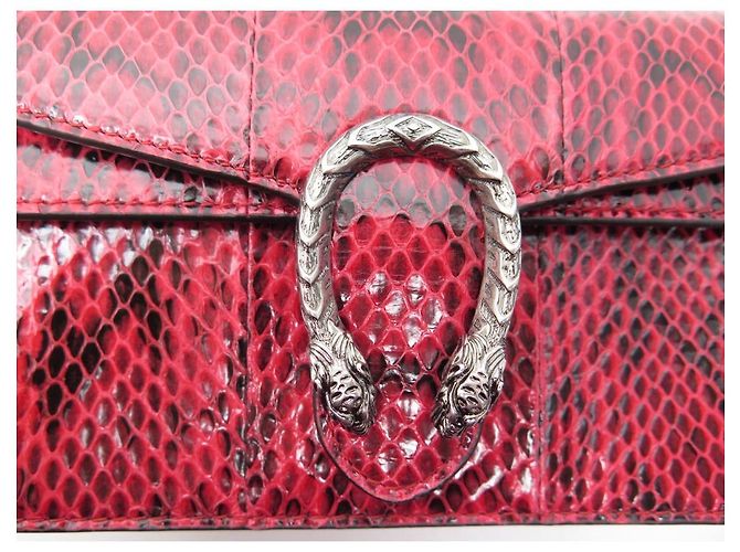 NEUE GUCCI WALLET ON CHAIN MINI DIONYSUS HANDTASCHE 476432 PYTHON-GELDBÖRSE - view 4