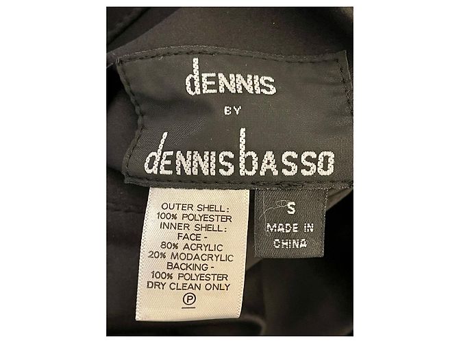 abrigo de piel sintética reversible de Dennis Basso Negro - vista 10