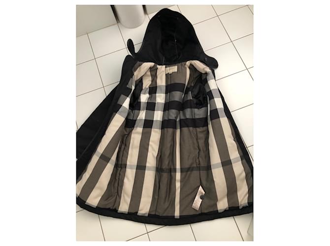 Burberry Duffle-coat Check géant Noir - vue 2
