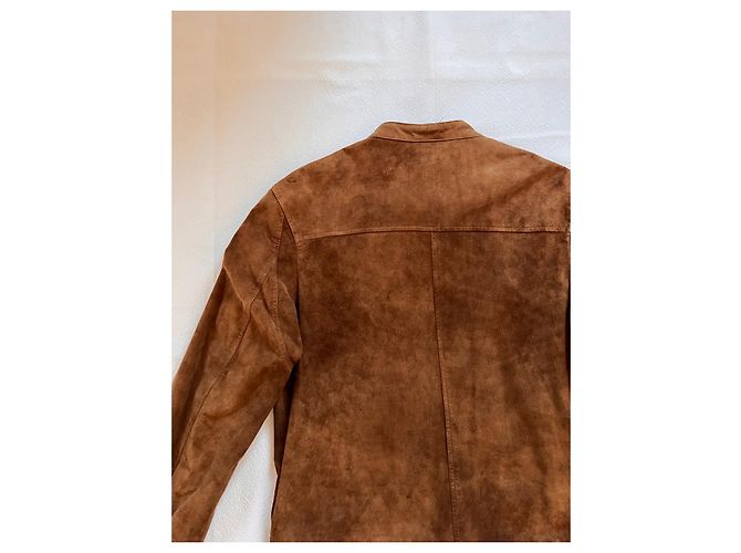 Purificacion Garcia Manteaux pour hommes Caramel - vue 6