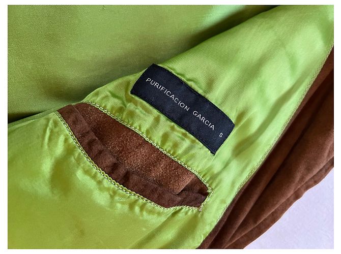 Purificacion Garcia Manteaux pour hommes Caramel - vue 7