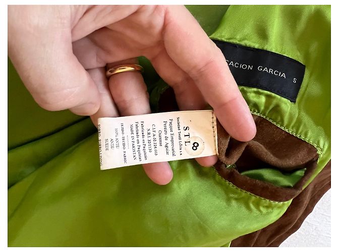 Purificacion Garcia Manteaux pour hommes Caramel - vue 8