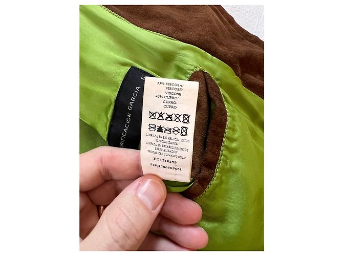 Purificacion Garcia Manteaux pour hommes Caramel - vue 9