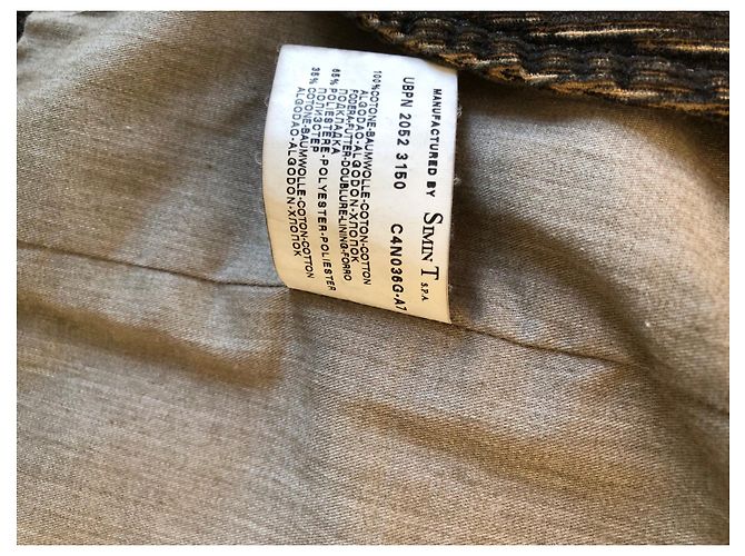 Completo Giorgio Armani Junior Giacca e Pantalone in Velluto Marrone Marrone chiaro Marrone scuro - vista 12