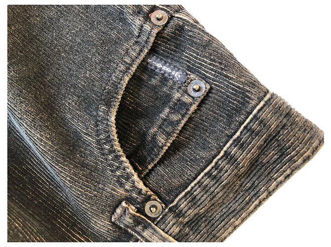 Completo Giorgio Armani Junior Giacca e Pantalone in Velluto Marrone Marrone chiaro Marrone scuro - vista 18