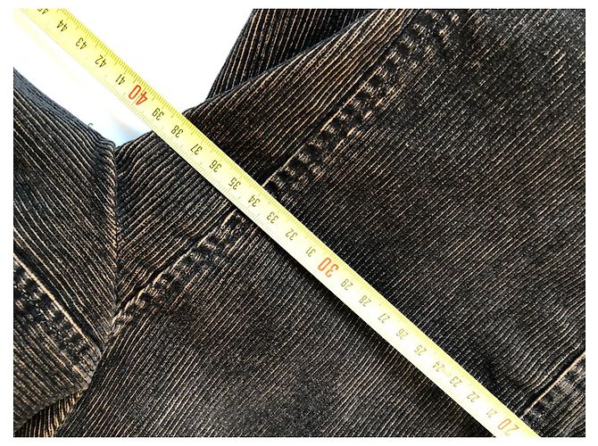 Completo Giorgio Armani Junior Giacca e Pantalone in Velluto Marrone Marrone chiaro Marrone scuro - vista 9