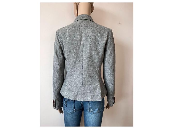 J.Crew Grey Wool Jacket XS - view 3