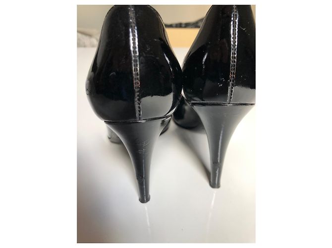 Décolleté Sergio Rossi in vernice nera Nero - vista 10