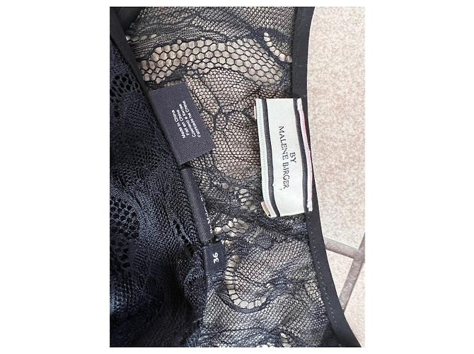 Abito nero trasparente By Malene Birger - vista 4