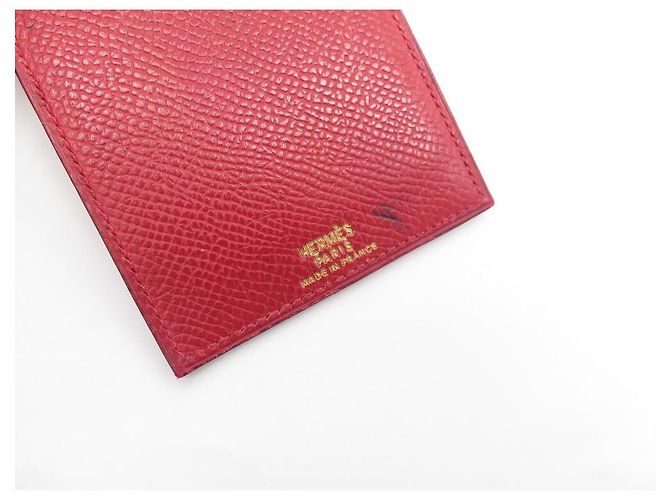 Hermès PORTA NOTEBOOK HERMES IN PELLE EPSOM ROSSO + 4 RICARICA COPERCHIO SUPPORTO ROSSO - vista 4