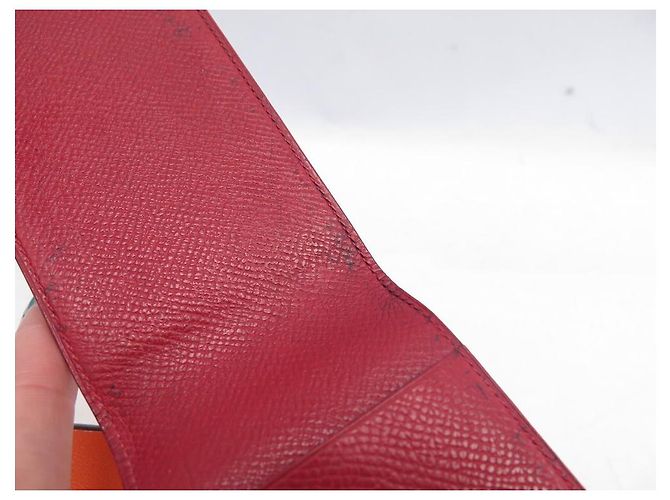 Hermès PORTA NOTEBOOK HERMES IN PELLE EPSOM ROSSO + 4 RICARICA COPERCHIO SUPPORTO ROSSO - vista 6