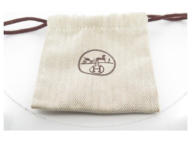 Ring Hermès ANEL DE LENÇO HERMES COM FIVELA DE CINTO EM METAL DOURADO ANEL DE LENÇO DOURADO - vista 9