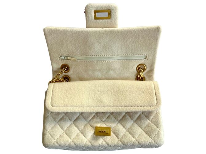 Chanel Tasche 2.55 Aus weiß - Ansicht 5