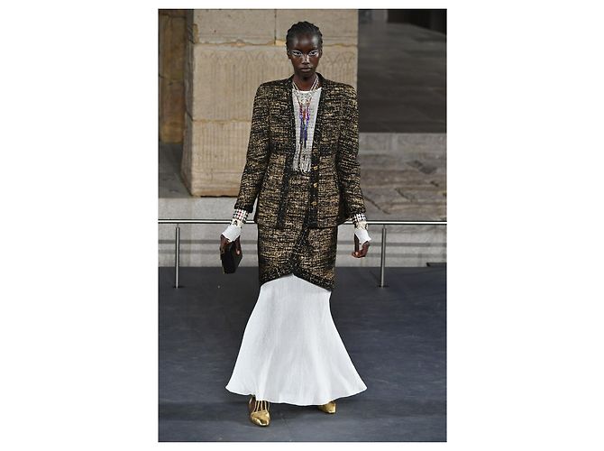 Chanel Vestidos Negro Dorado - vista 14