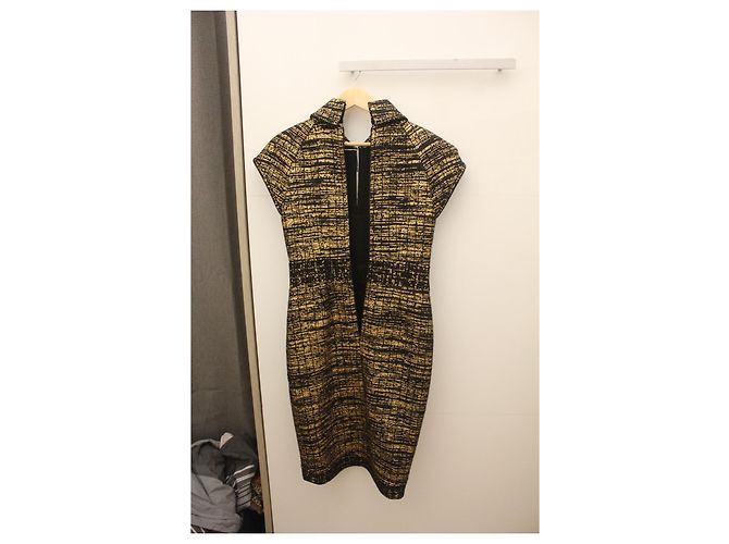 Chanel Vestidos Negro Dorado - vista 2
