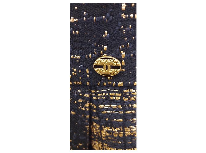 Chanel Vestidos Negro Dorado - vista 6