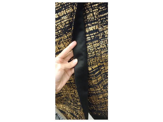 Chanel Vestidos Negro Dorado - vista 7