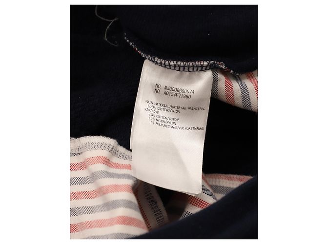 Thom Browne ingegnerizzato 4- Pantaloni della tuta in cotone blu navy - vista 5