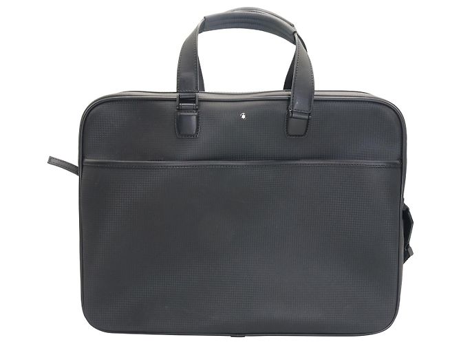 Montblanc Sartorial Briefcase in Black Leather - view 4