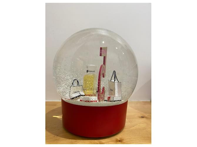 Cambon Chanel Palla di neve Rosso - vista 2