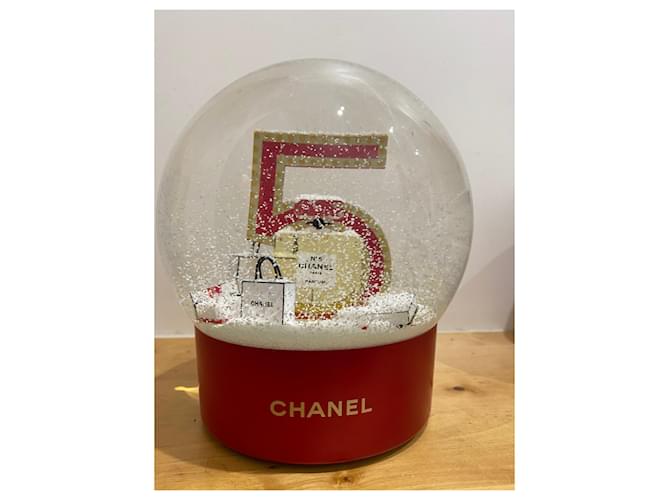 Cambon Chanel Palla di neve Rosso - vista 4