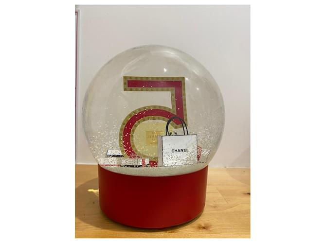 Cambon Chanel Palla di neve Rosso - vista 6