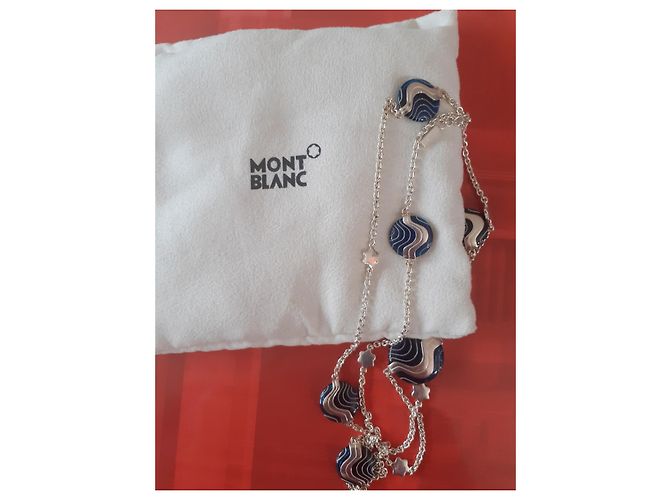 Montblanc Collana Star in argento Silver hardware - vista 4