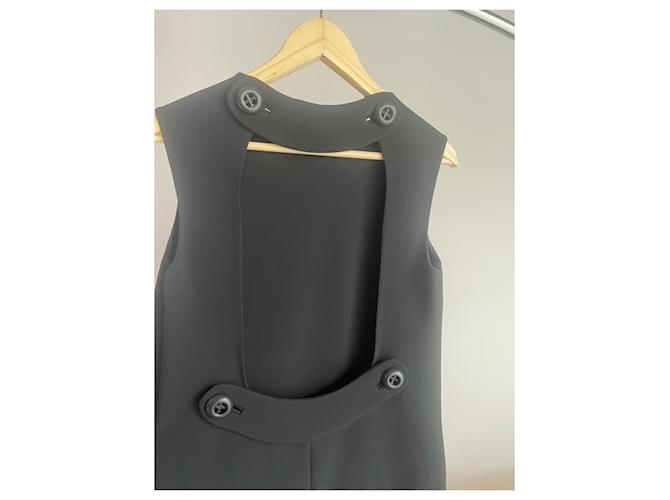 Prada Plissee Kleid Schwarz Polyester - Ansicht 4