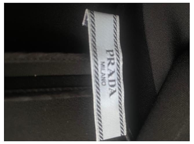 Prada Plissee Kleid Schwarz Polyester - Ansicht 6