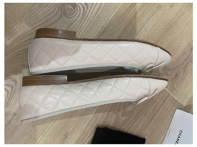 Cambon Chanel Bailarinas Beige - vista 3