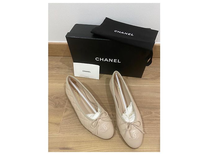 Cambon Chanel Bailarinas Beige - vista 4