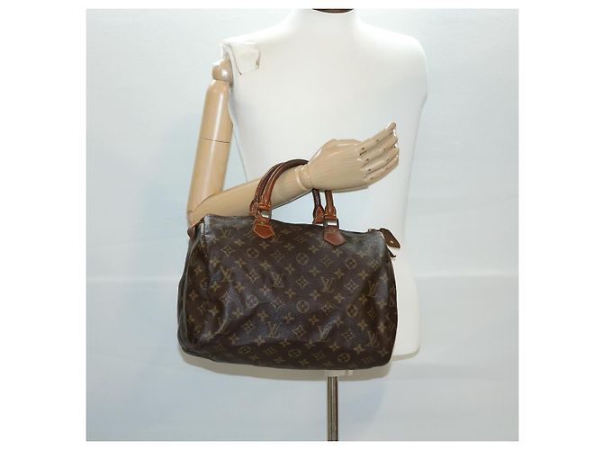 Louis Vuitton Monogram Speedy 30 Borsa a mano M41526 LV Aut 32849 Monogramma - vista 24