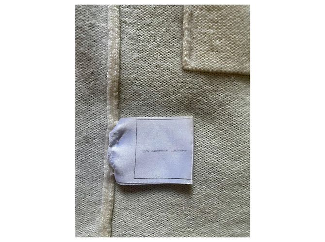 Chanel Cardigan aus Kaschmir Beige Größe 40 - view 4