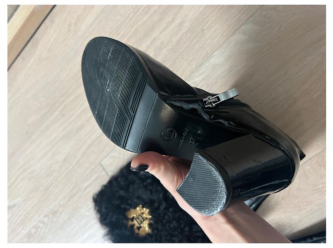Stivaletti Chanel Paris Moscow Neri e Blu Nero - vista 5