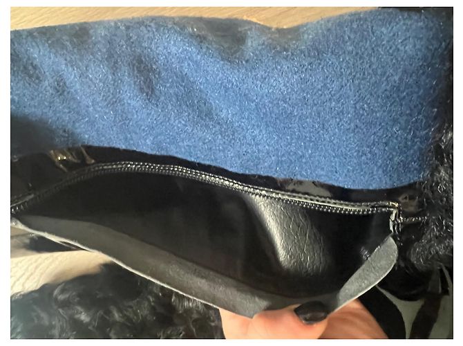 Stivaletti Chanel Paris Moscow Neri e Blu Nero - vista 7