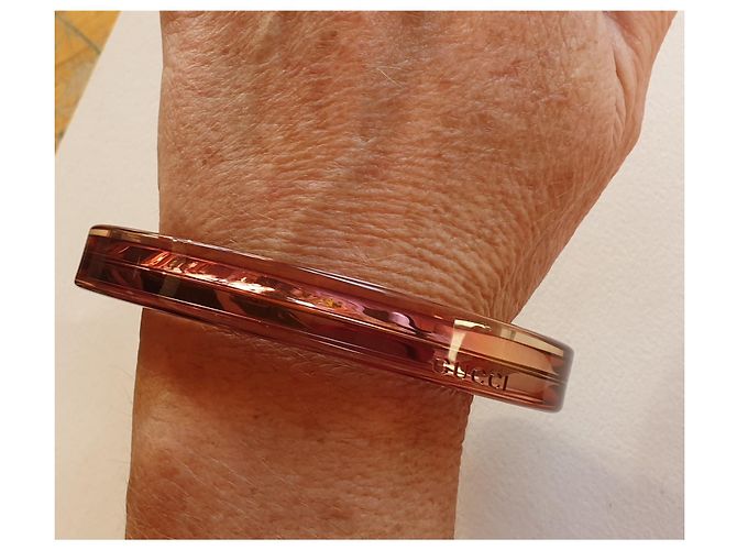 Gucci Bracciale rigido in plexi iridescente - vista 3