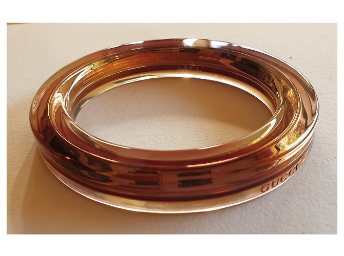 Gucci Bracciale rigido in plexi iridescente - vista 5