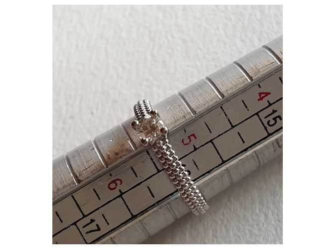 Mauboussin Solitaire First Day Fan Weißgold-Diamant Silber - Ansicht 9