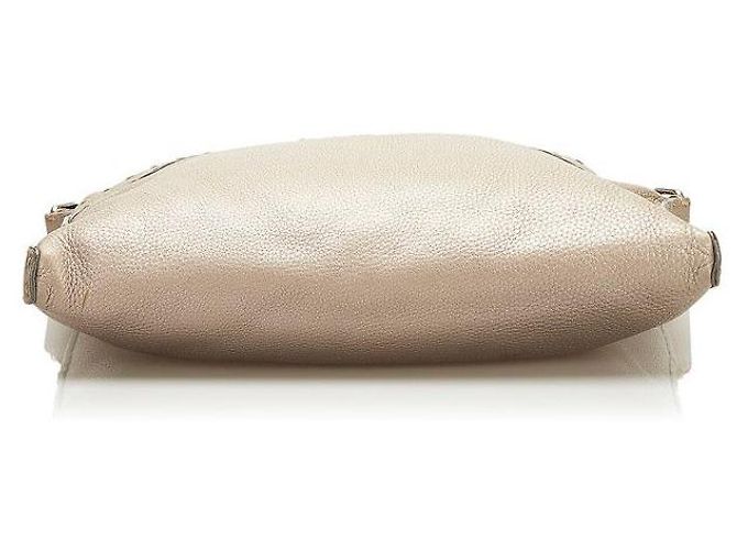 Fendi Selleria Borsa a tracolla con zip argento - vista 4