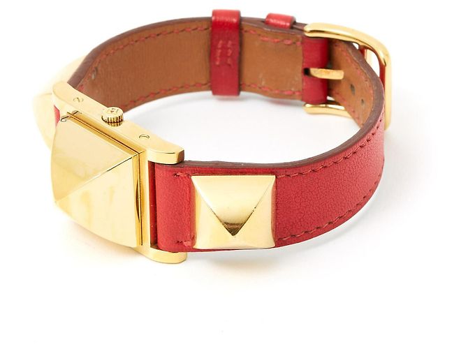 Hermès GOLDENES MEDOR GM GESCHMORTEN - Ansicht 3
