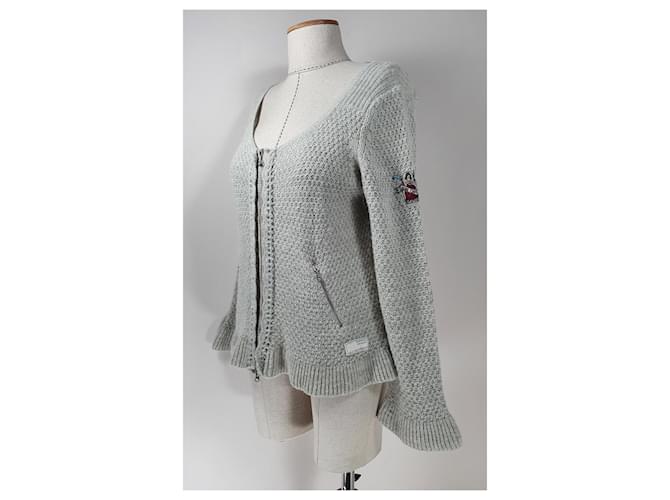Odd Molly Strickjacke Grau Wolle Alpaka - Ansicht 2