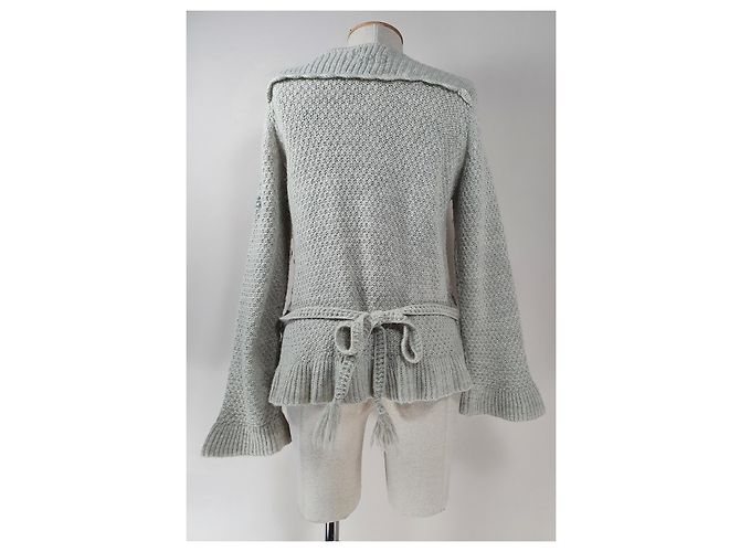 Odd Molly Strickjacke Grau Wolle Alpaka - Ansicht 4