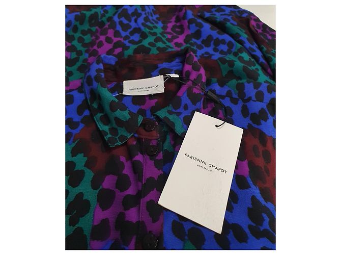 Autre Marque Kleid Fabienne Chapot aus Viskose und Rayon Größe 34 Mehrfarben - Ansicht 6