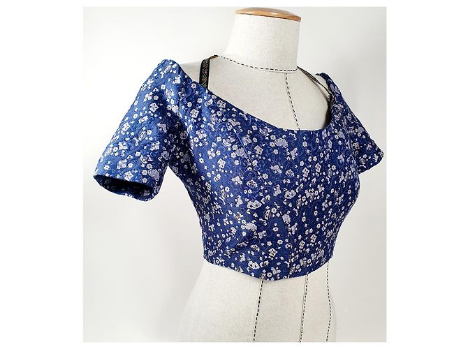 Top Corset Etro em Seda e Algodão Multicor - vista 2