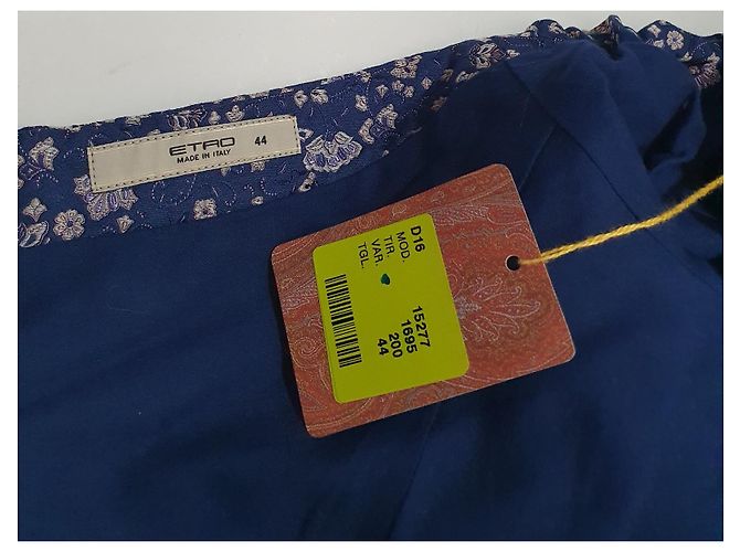 Top Corset Etro em Seda e Algodão Multicor - vista 5