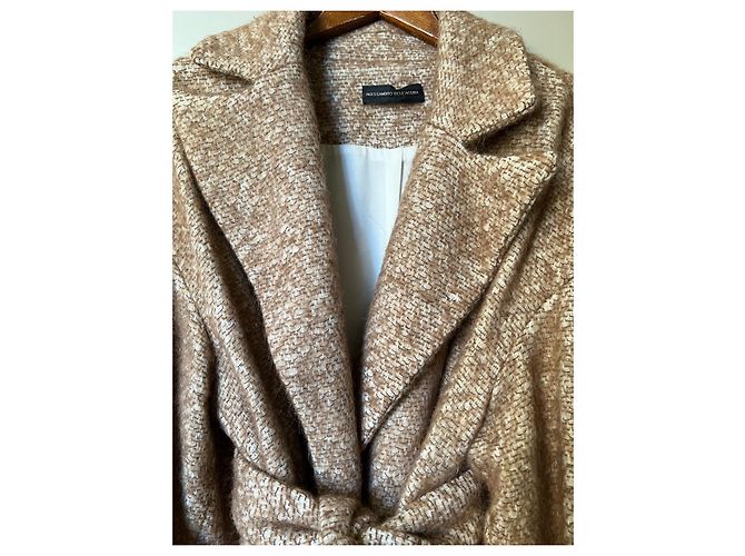 Abrigo de Alessandro Dell'Acqua de lana y mohair Caramelo - vista 5