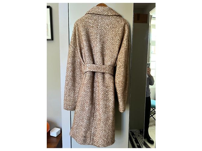 Abrigo de Alessandro Dell'Acqua de lana y mohair Caramelo - vista 7