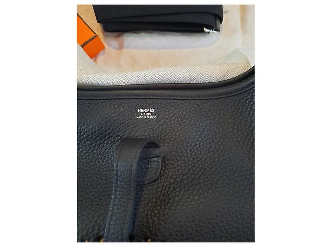 Hermès Evelyne Tasche Schwarz - Ansicht 2