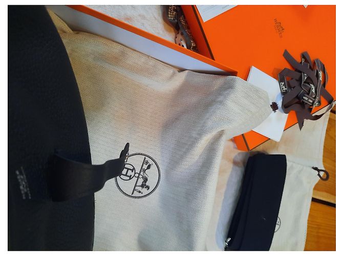 Hermès Evelyne Tasche Schwarz - Ansicht 5
