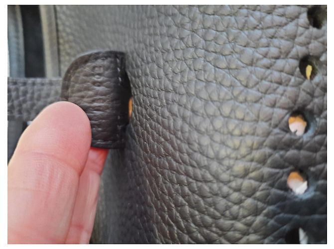 Hermès Evelyne Tasche Schwarz - Ansicht 7